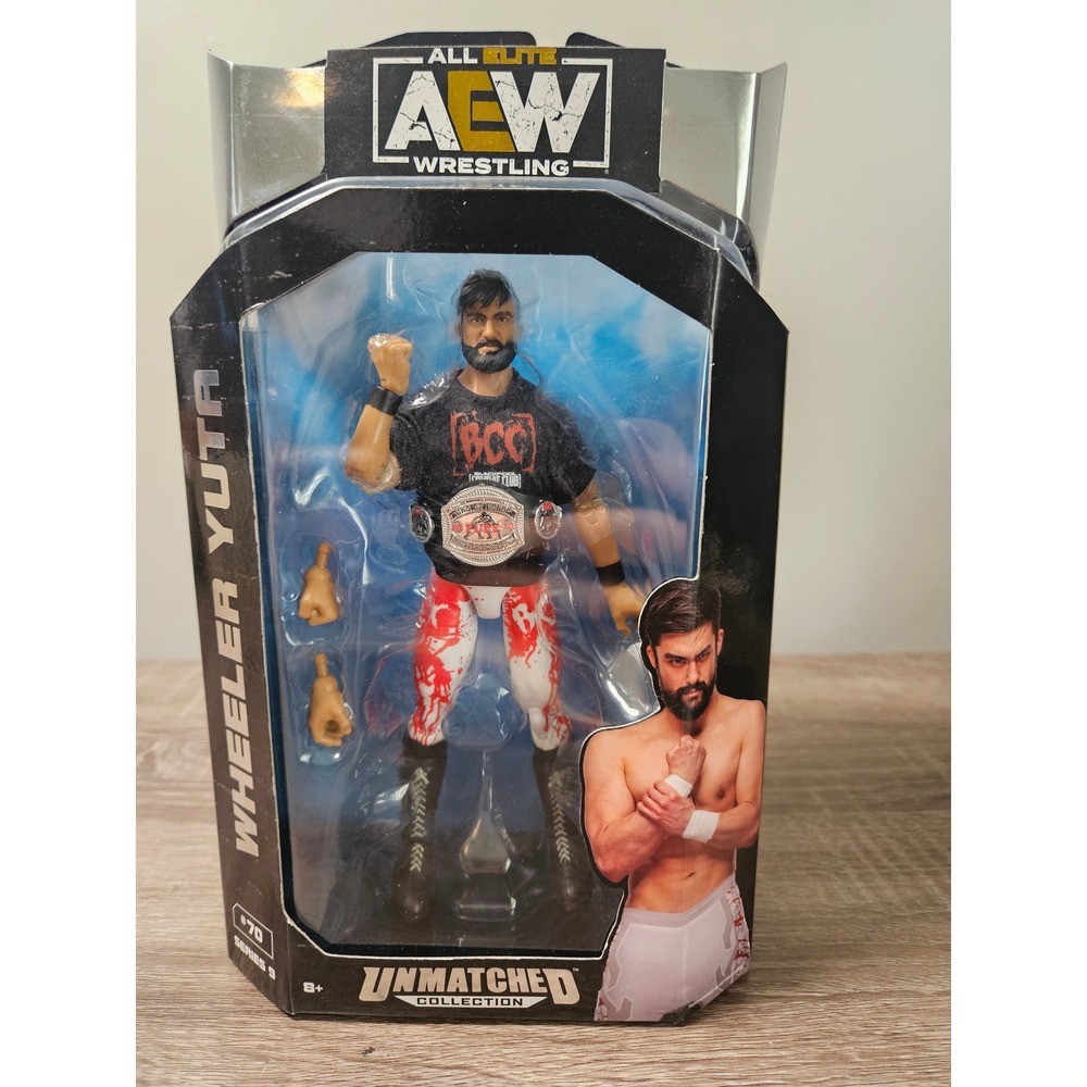 AEW Unmatched Collection Series 9 Wheeler Yuta #70‎ Action Figure BCC ROH  Belt